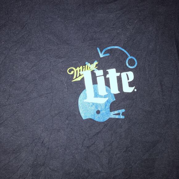 Men’s Navy Miller Lite ‘Cheers, Repeat’ Graphic Tee - Picture 3 of 4